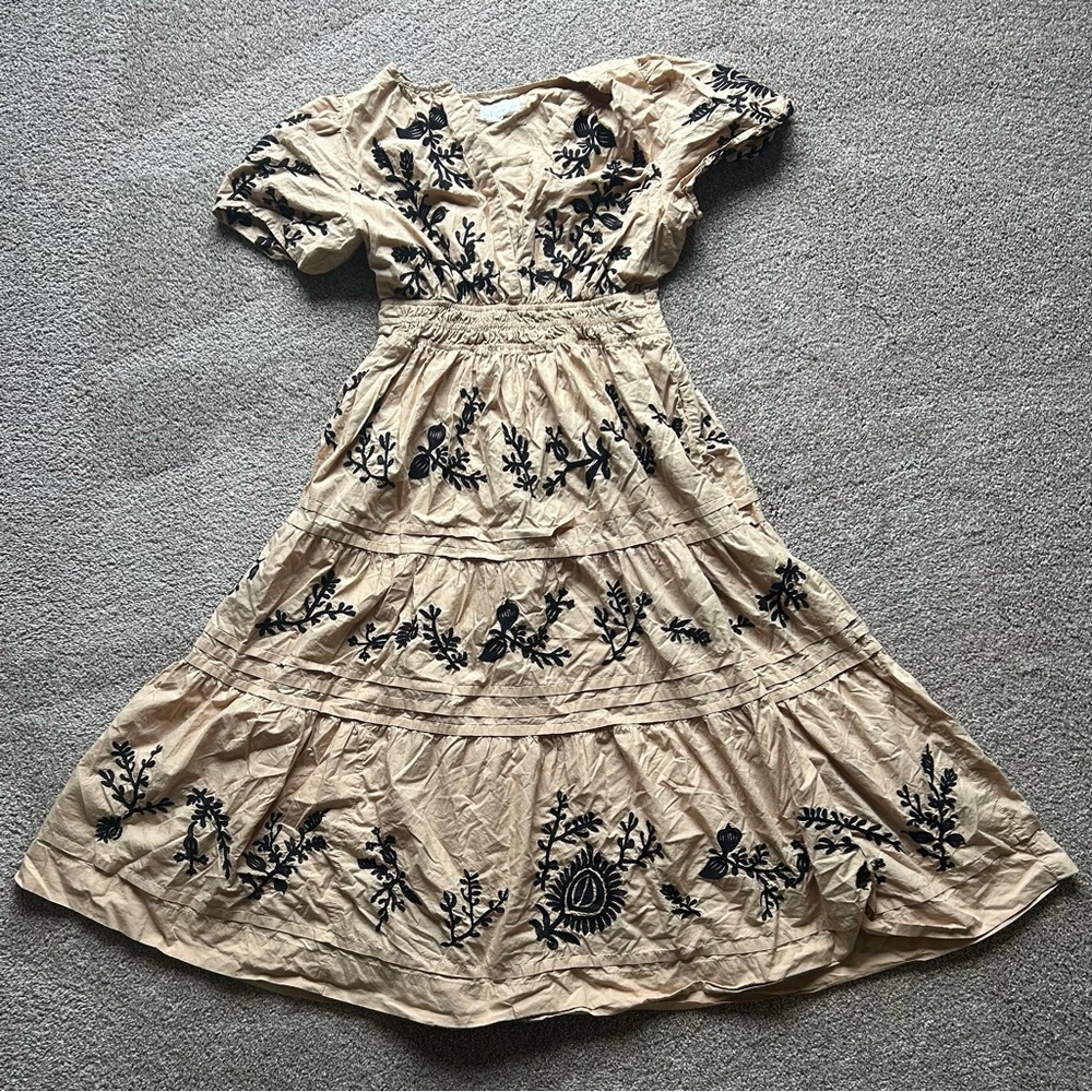 Anthropologie Somerset Maxi Dress Embroidered - Picture 6 of 14
